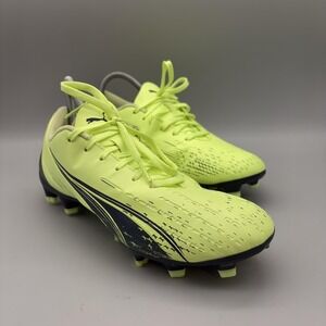Puma Cleats Womens Size 7.5 Yellow Ultra FG/GA Ground Soccer Shoes 107090-01